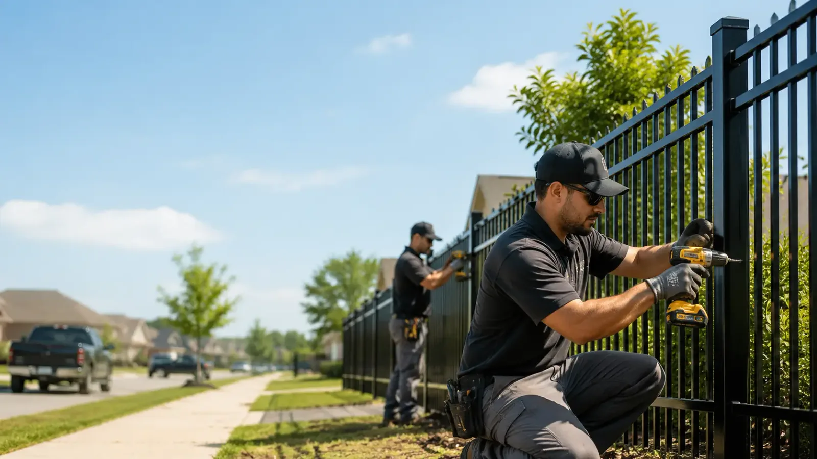 Metal Fence Installation in Clements, MD